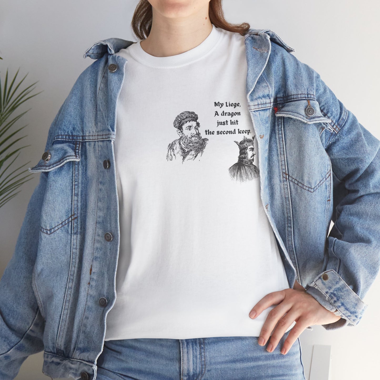 The Second Keep Cotton T-Shirt (Front and Back)