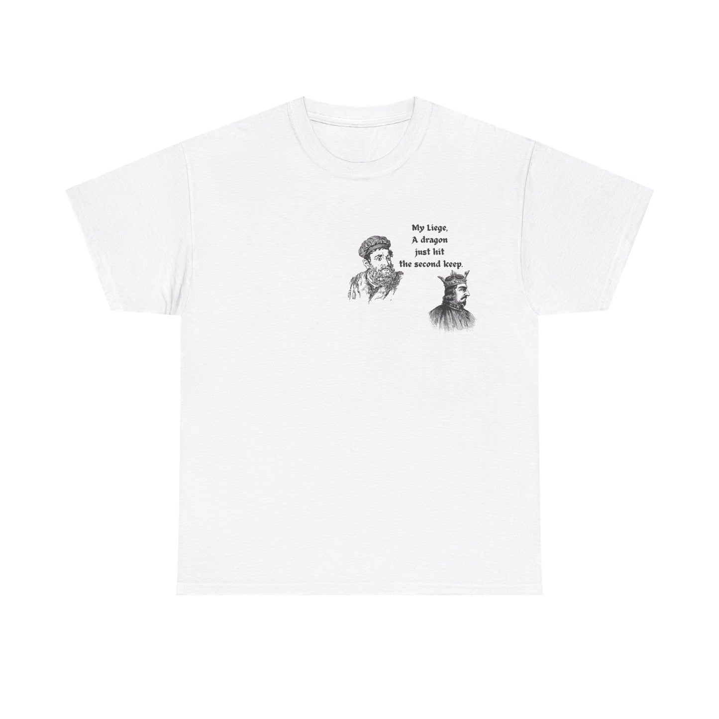 The Second Keep Cotton T-Shirt (Front and Back)