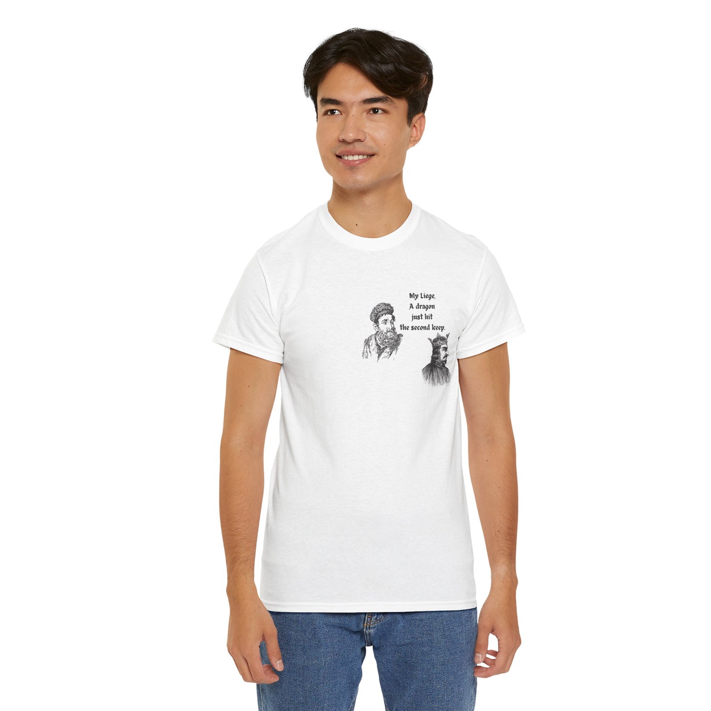 The Second Keep Cotton T-Shirt (Front and Back)