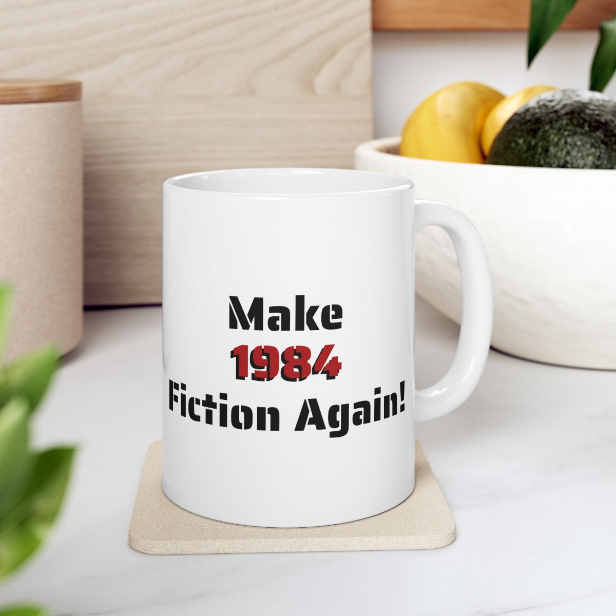 Make 1984 Fiction Again Mug